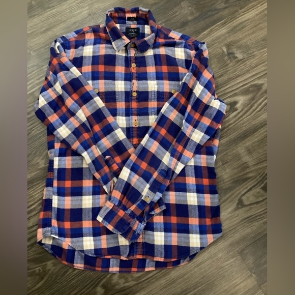 J. Crew Other - J. Crew Slim Fit Medium Men’s Flannel Button‎ Down Shirt